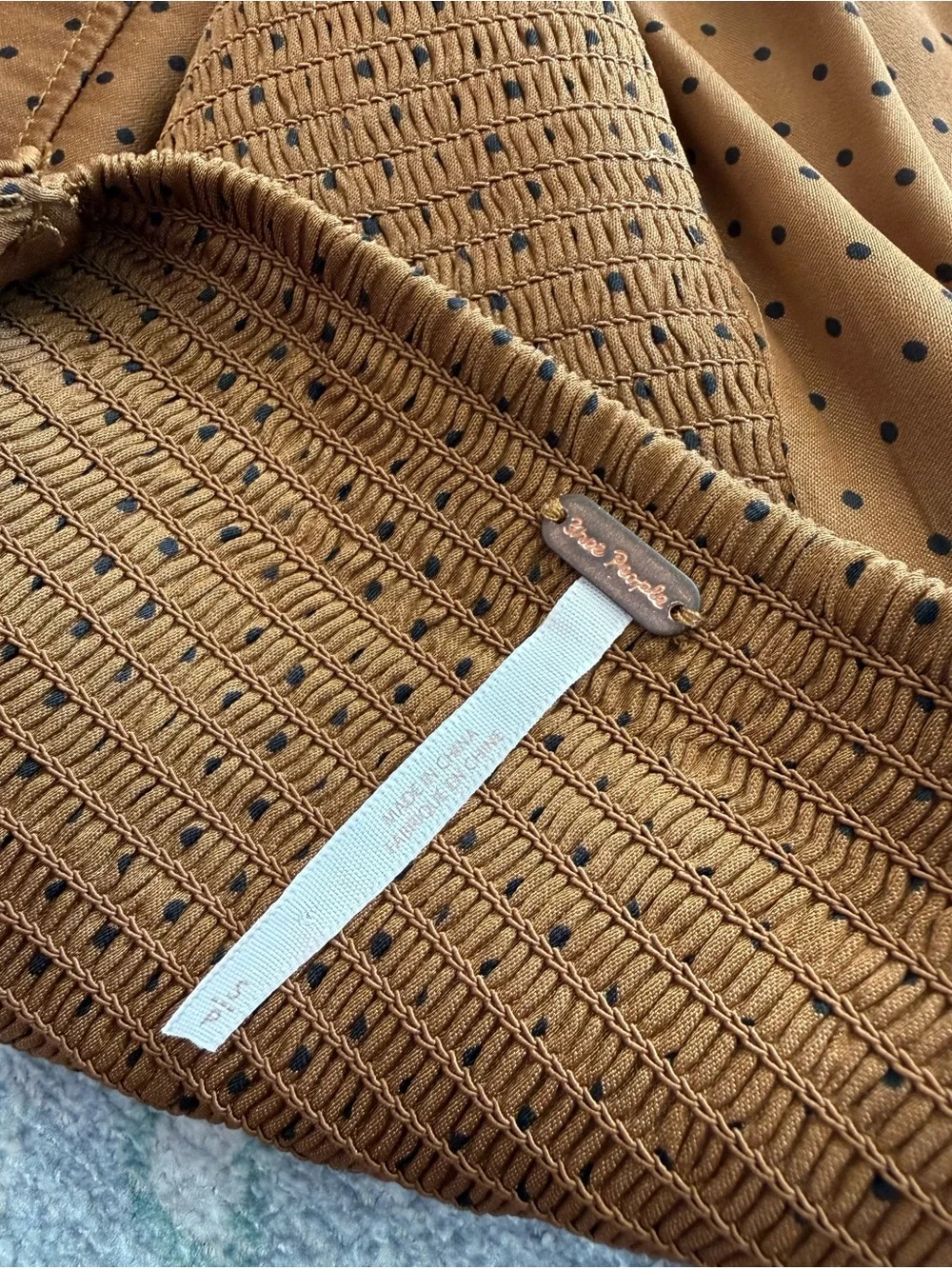 Free People Polka Dot Top